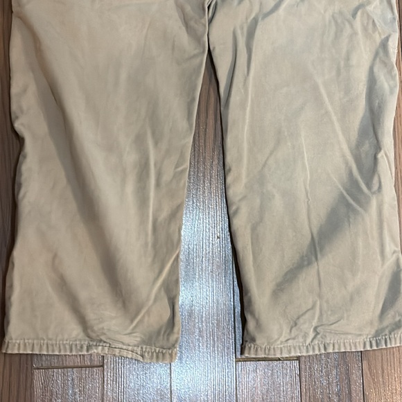 Carhartt Loose Fit Distressed Carpenter Khaki Jeans Mens - Picture 4 of 12